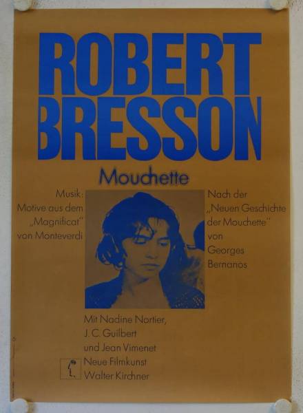 Mouchette originales deutsches Filmplakat